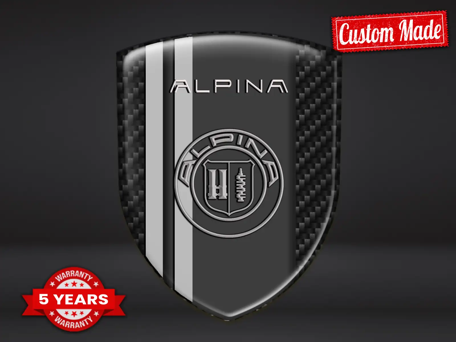 Alpina Personalisierte Business Sticker Stil Sportlich Tuning